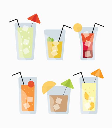 Gratis cocktail drankjes Vector