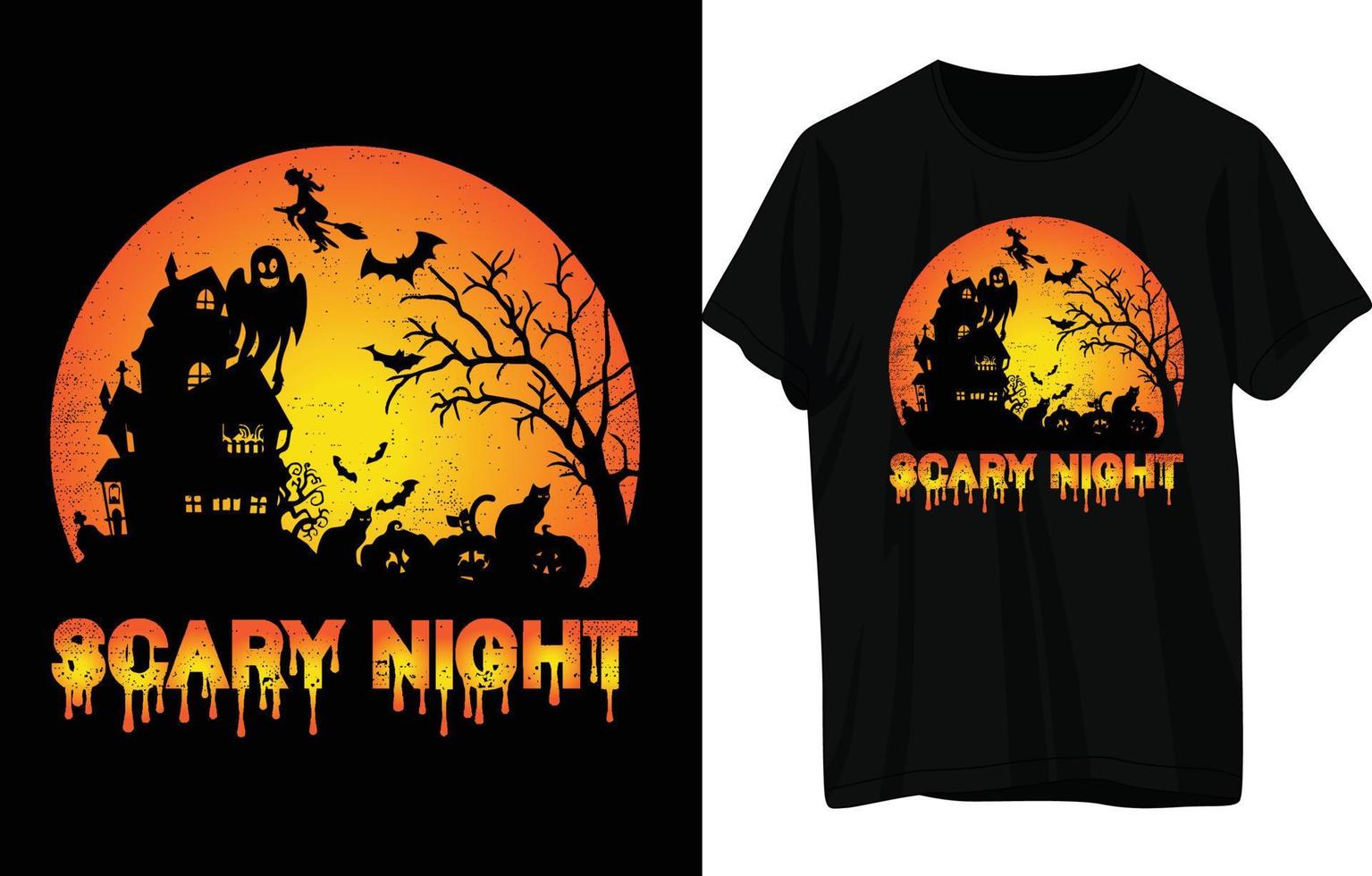 halloween t-shirt ontwerp vector