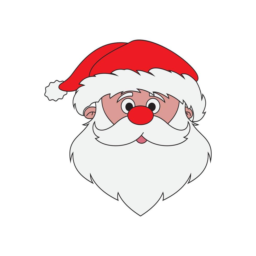 de kerstman claus vector illustraties ontwerp icoon