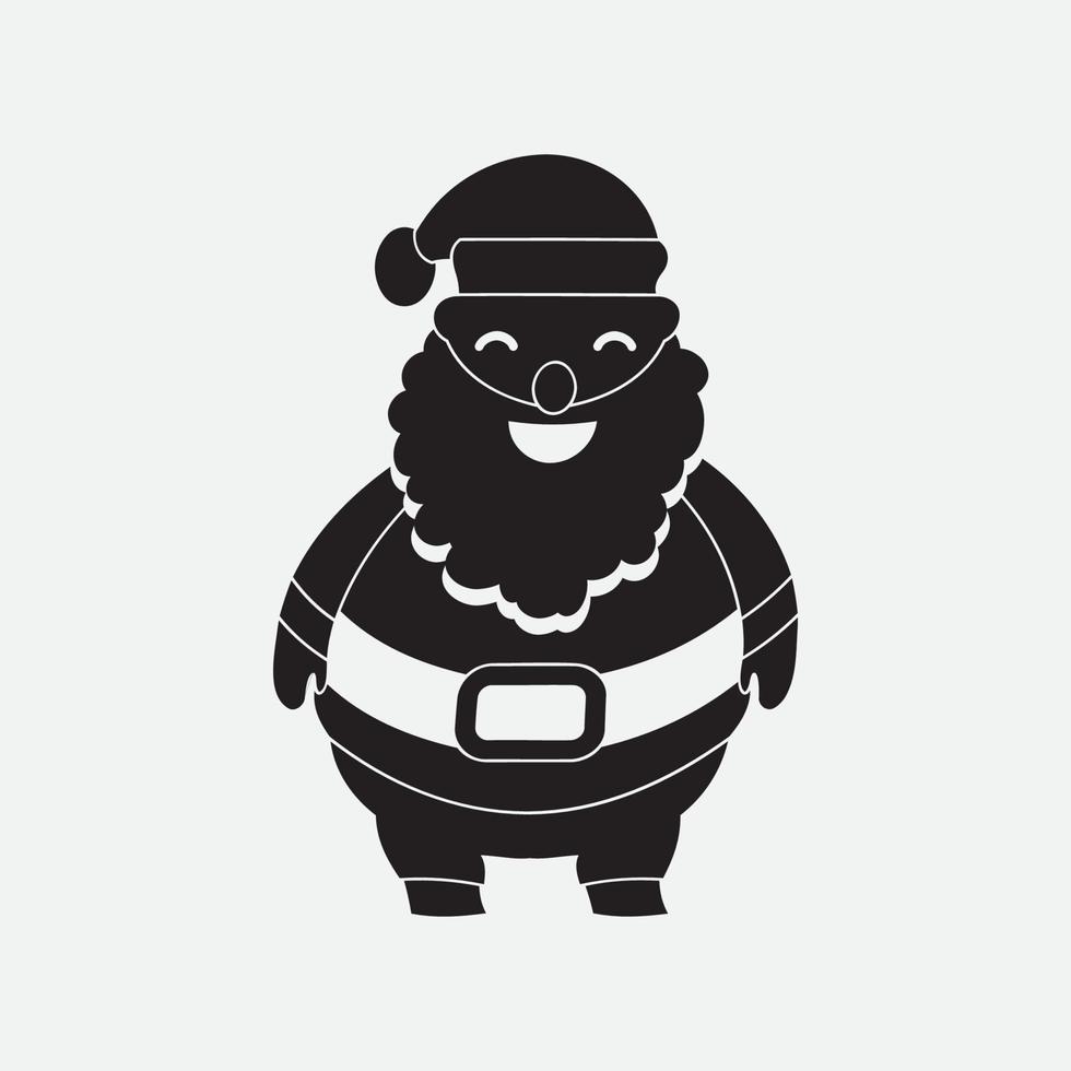 de kerstman claus vector illustraties ontwerp icoon logo