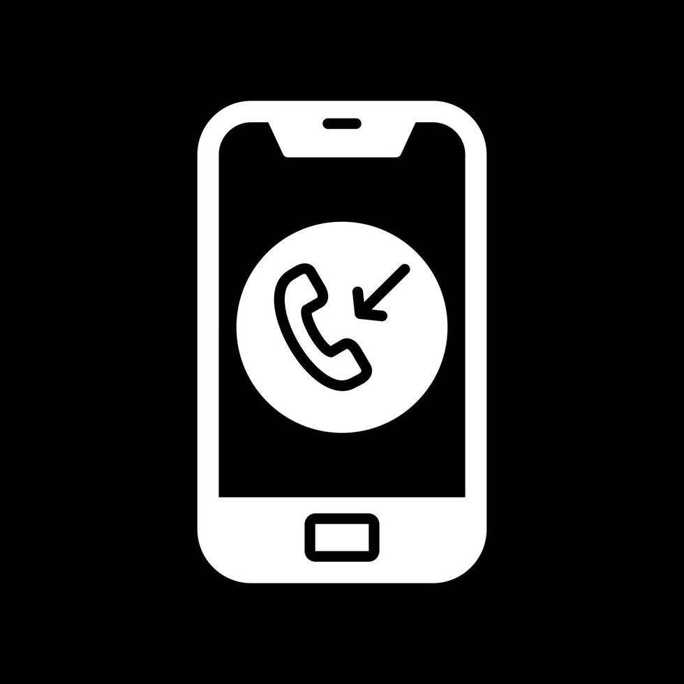 inkomend telefoontje vector icoon