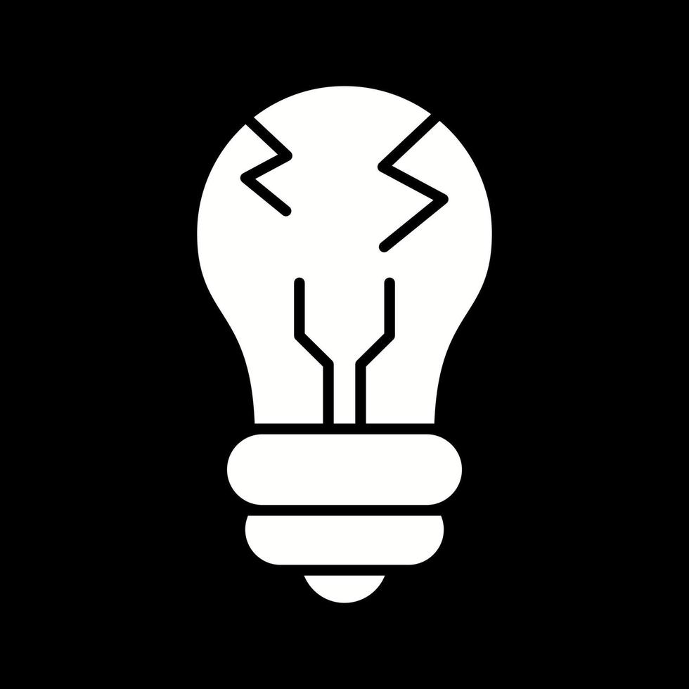 gloeilamp vector pictogram