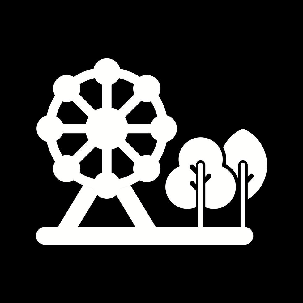 park vector pictogram