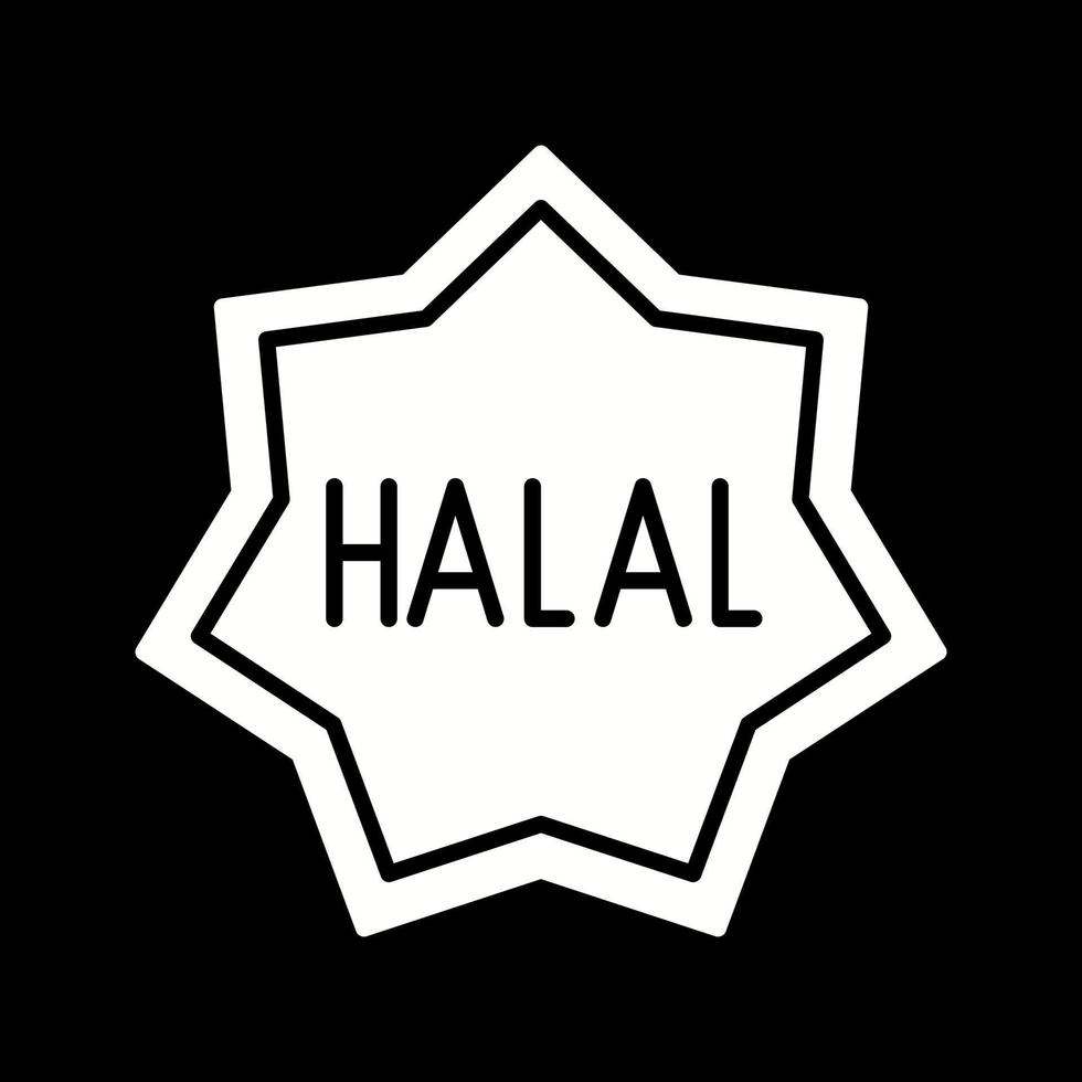 halal vector icoon