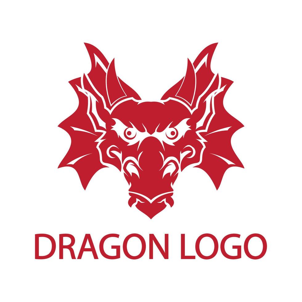 draak vectorillustratie pictogram vector