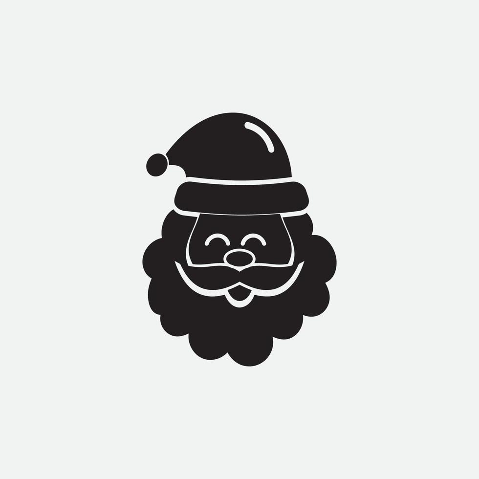 de kerstman claus vector illustraties ontwerp icoon logo