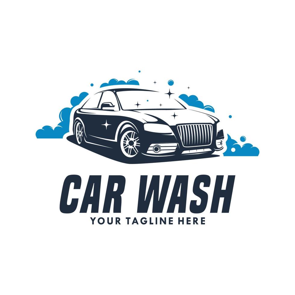 car wash logo ontwerp vector sjabloon