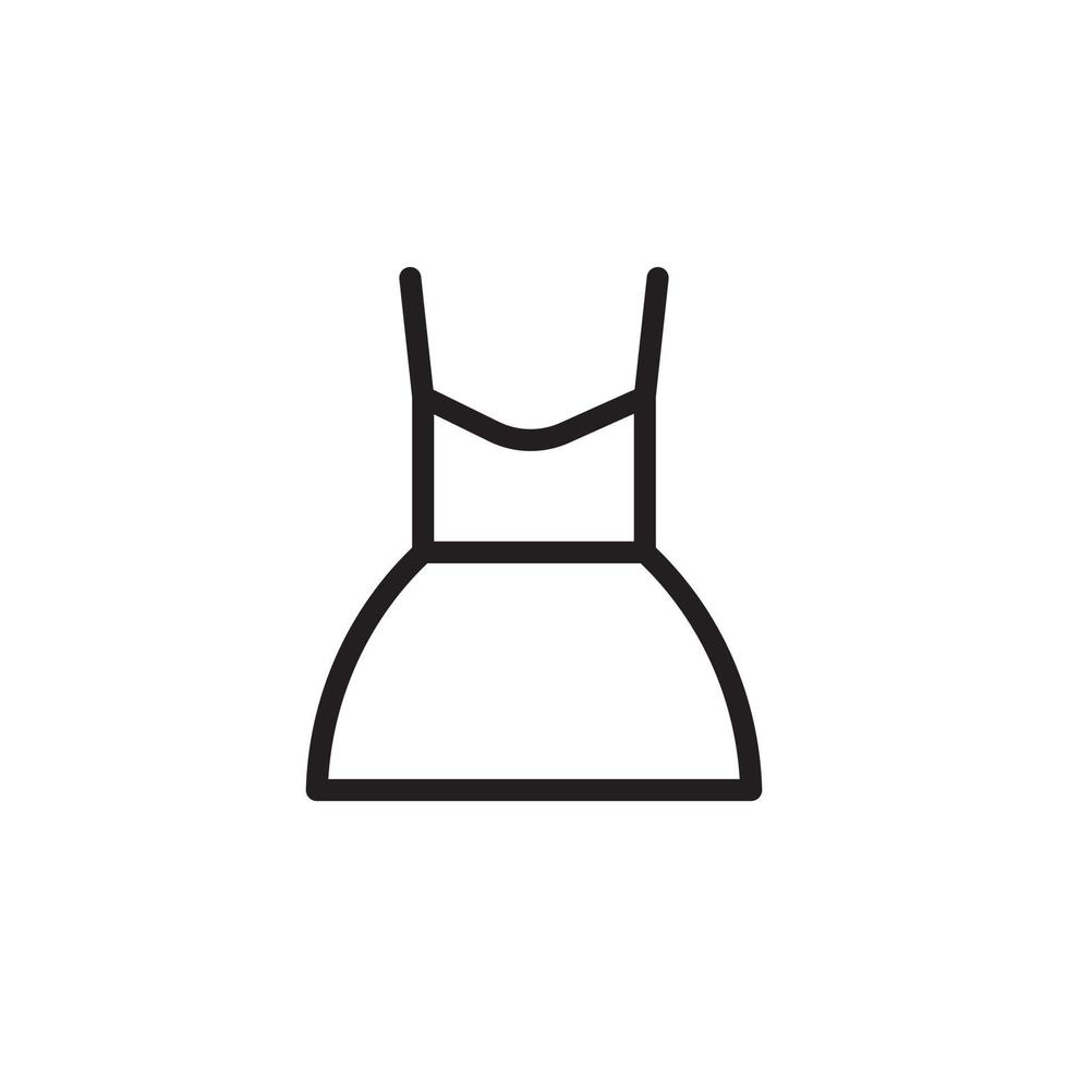 jurk vrouw vector voor website symbool icoon presentatie