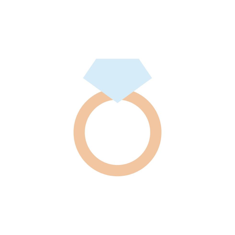 diamant ring vector voor website symbool icoon presentatie