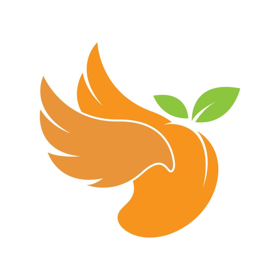 mango icoon logo ontwerp vector