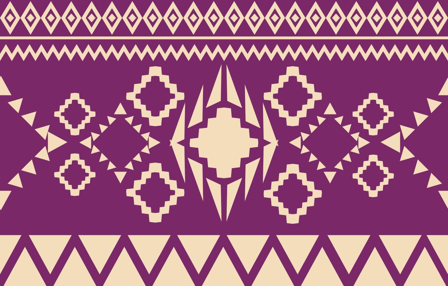 navajo Indiaanse stof naadloze patroon, geometrische tribal etnische traditionele achtergrond, ontwerpelementen, ontwerp voor tapijt, behang, kleding, vloerkleed, interieur, borduurwerk vectorillustratie. vector