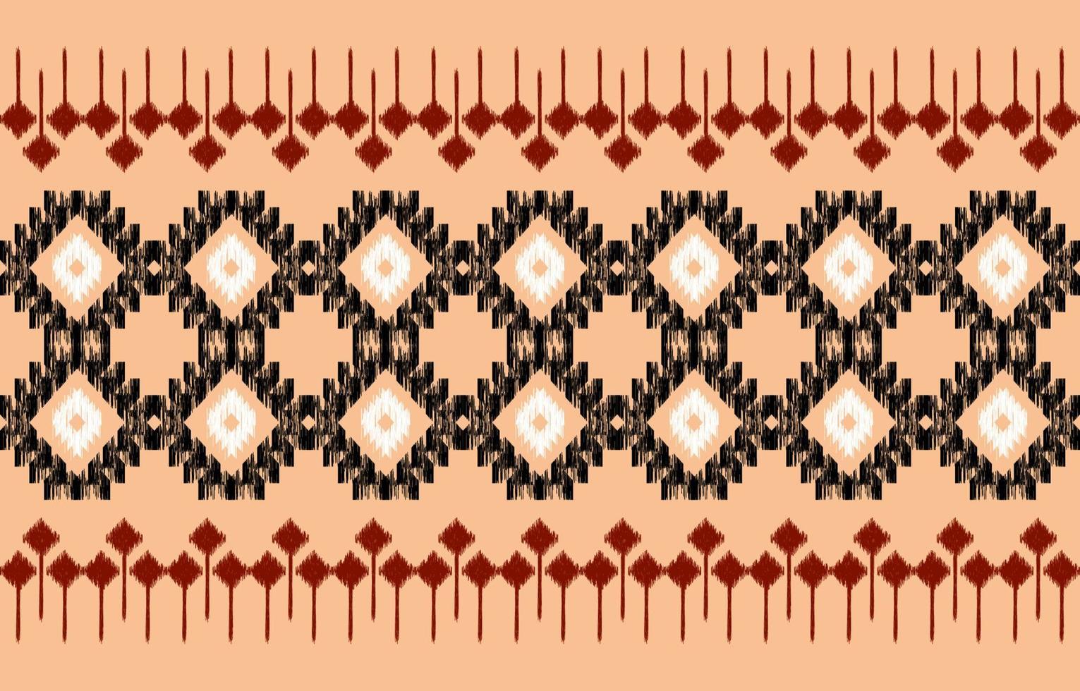 geometrische etnische oosterse ikat patroon traditioneel ontwerp voor achtergrond,tapijt,behang,kleding,inwikkeling,batik,stof,vector illustration.embroidery stijl. vector