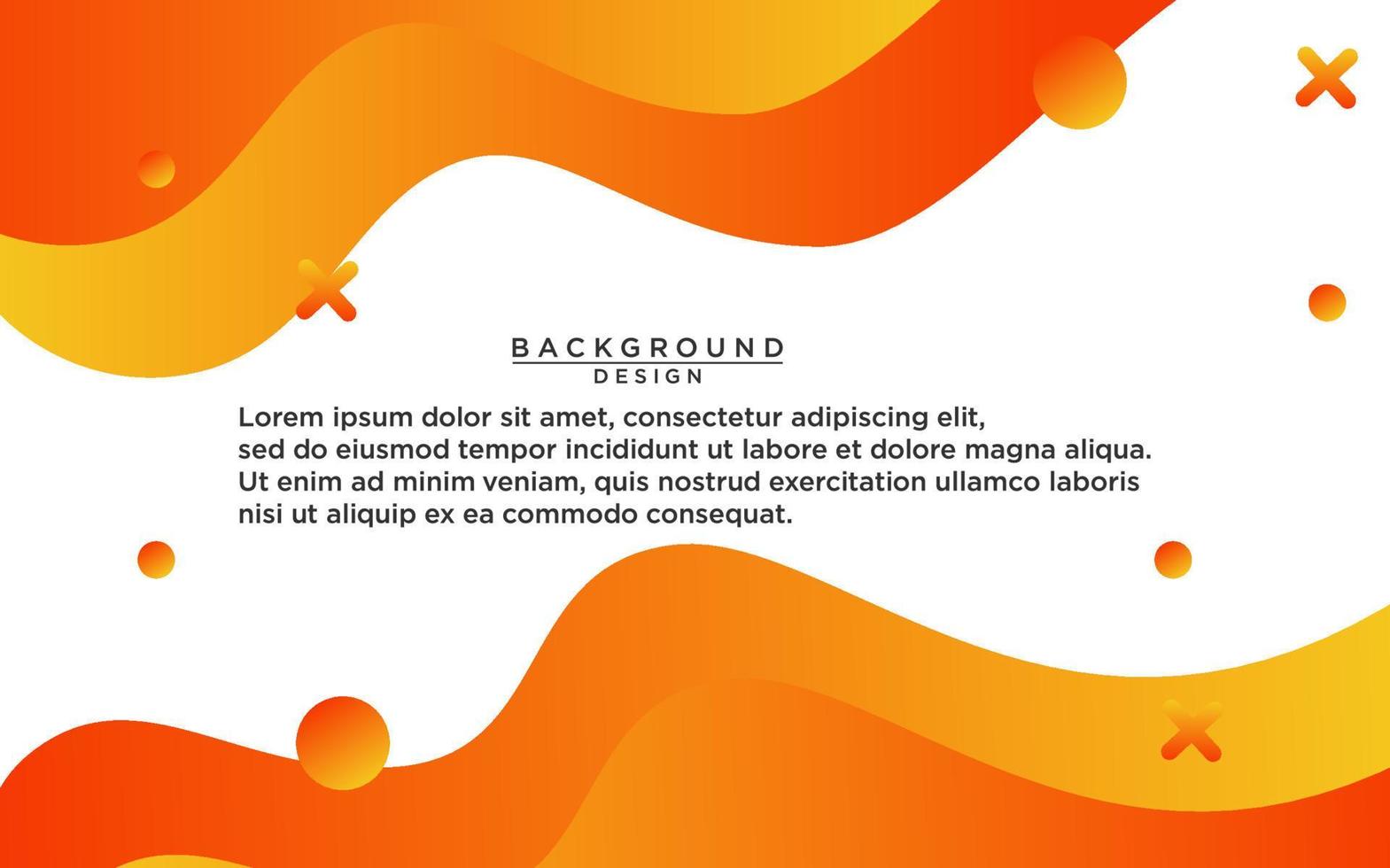 abstract vloeistof vorm achtergrond. oranje wit vloeistof vector banier sjabloon voor sociaal media, web sites
