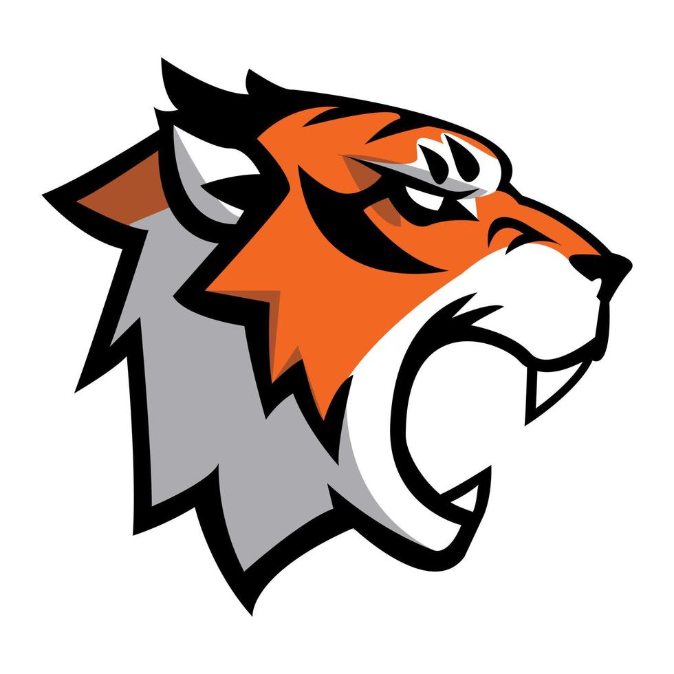 tijger symbool illustratie ontwerp vector