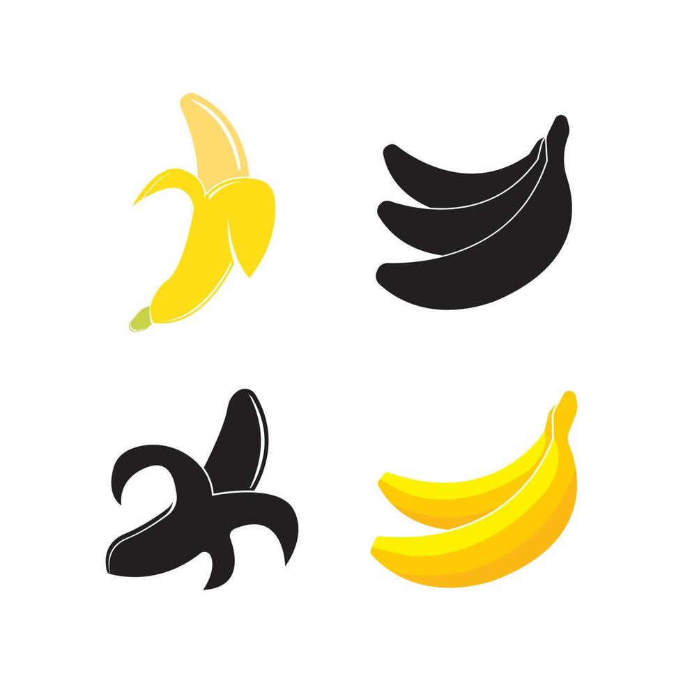 banaan logo,pictogram illustratie vector ontwerp