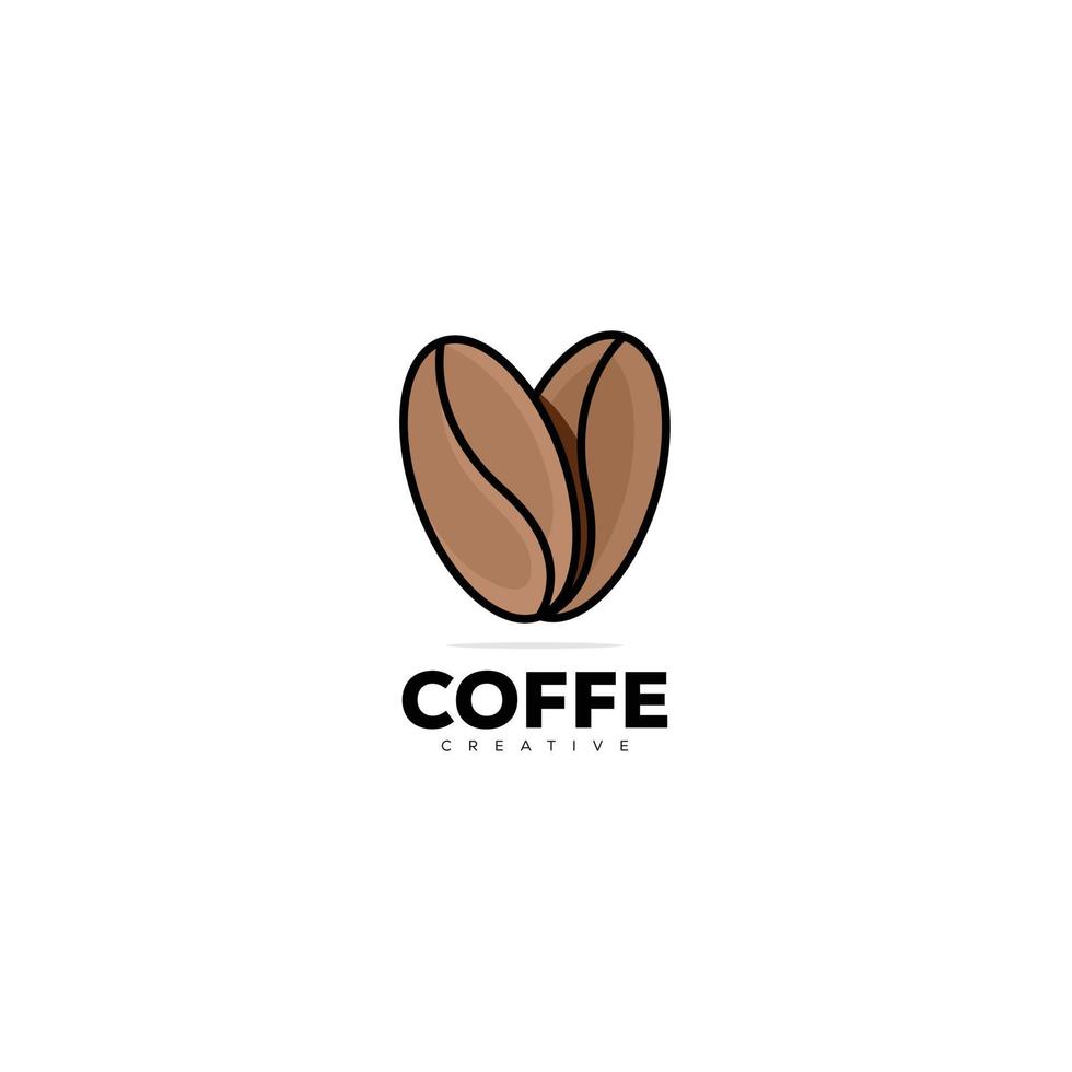 koffie logo sjabloon ontwerp vector