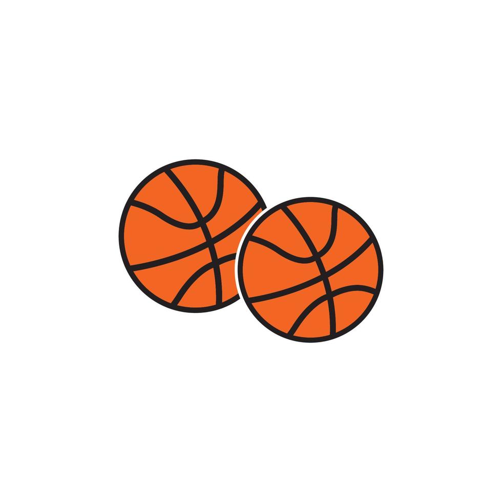 basketbal hoepel icoon vector illustratie logo sjabloon.