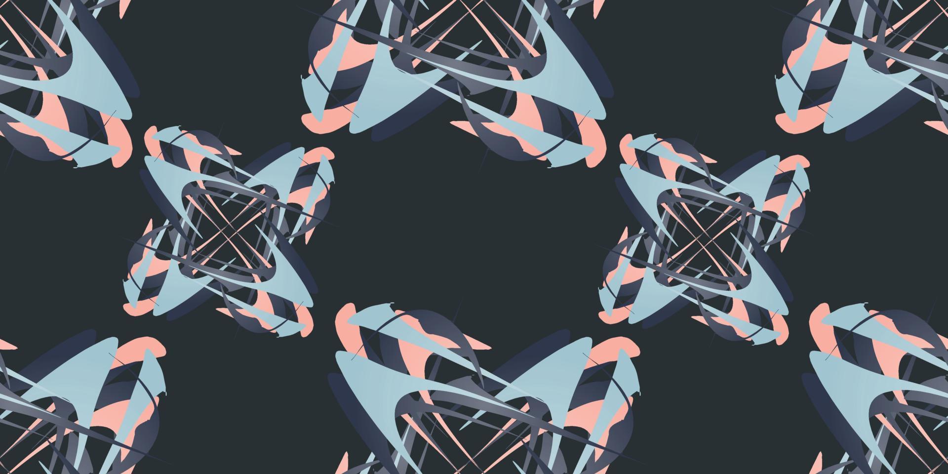 modern hand- getrokken abstract patroon. creatief collage naadloos patroon. modieus sjabloon voor ontwerp. duur ontwerp 2023. vector