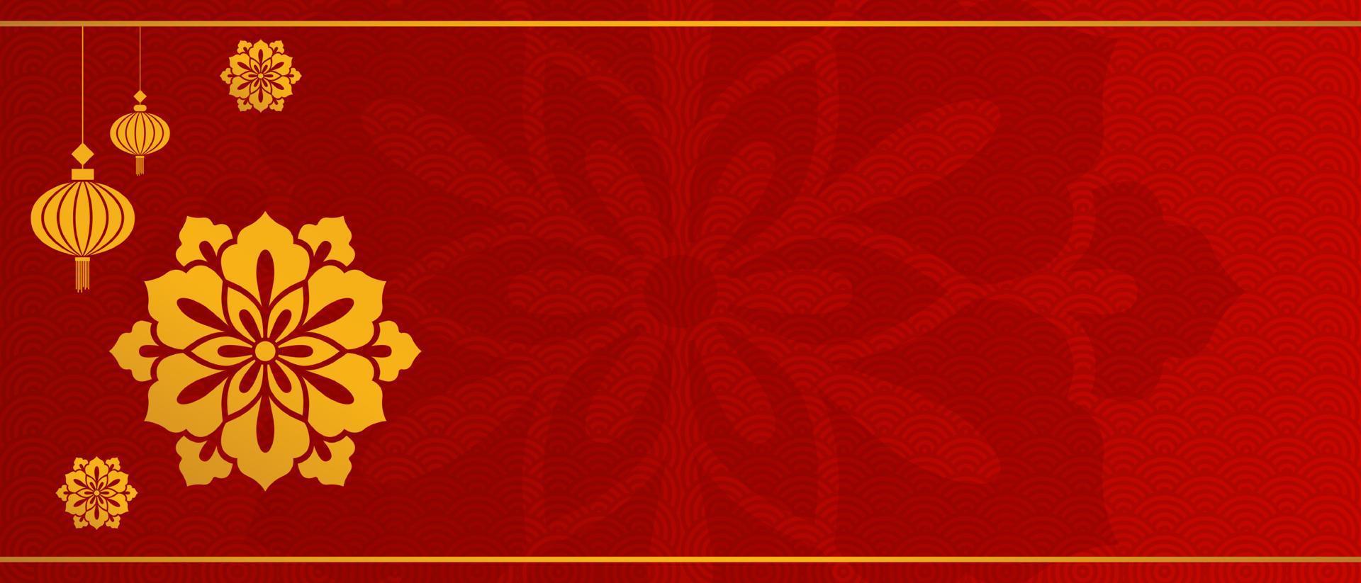 Chinese nieuw jaar papier besnoeiing stijl, chinees festivals, midden herfst festival met Aziatisch elementen Aan achtergrond. vector