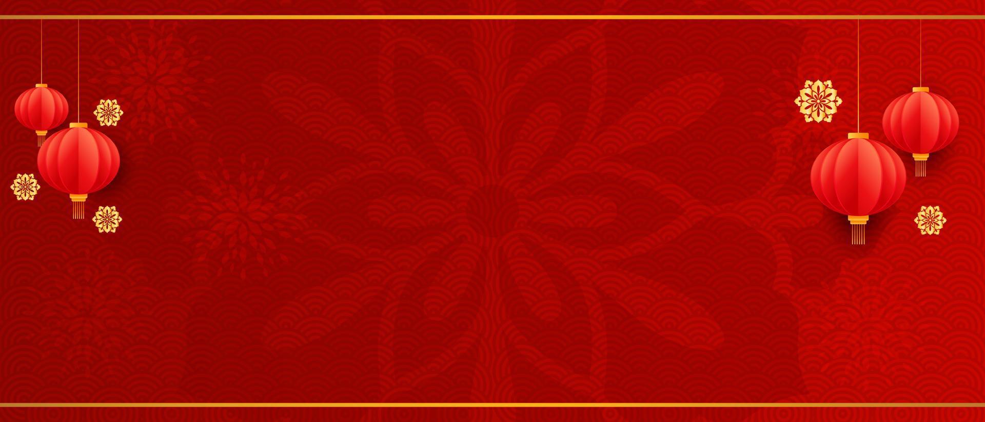 Chinese nieuw jaar, Chinees festivals, midden herfst festival met Aziatisch elementen Aan achtergrond. vector