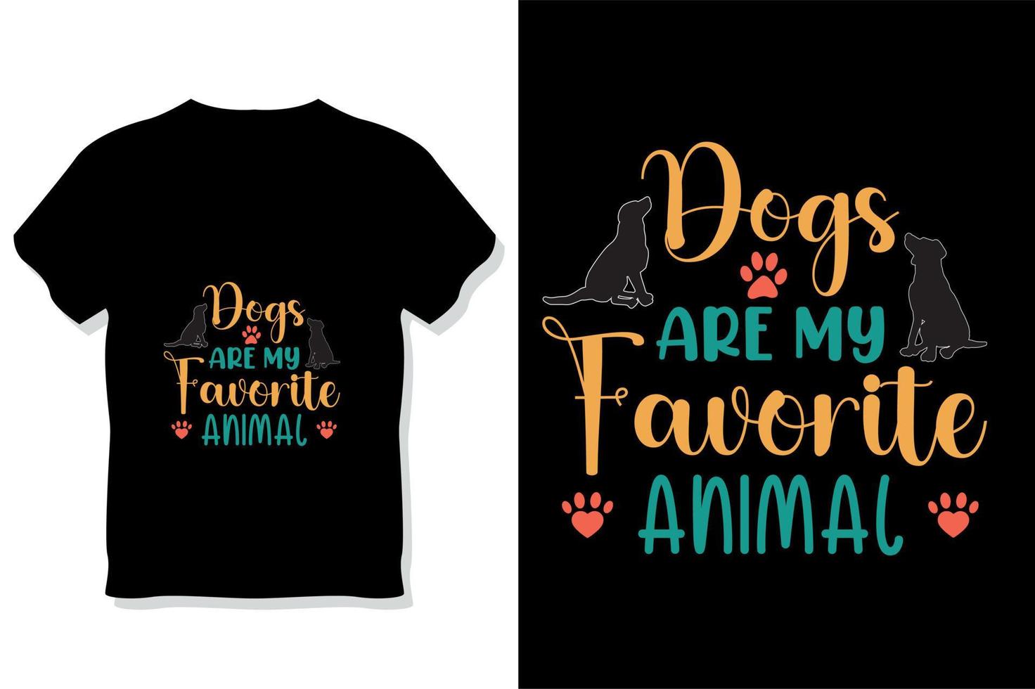 hond typografie t-shirt ontwerp vector