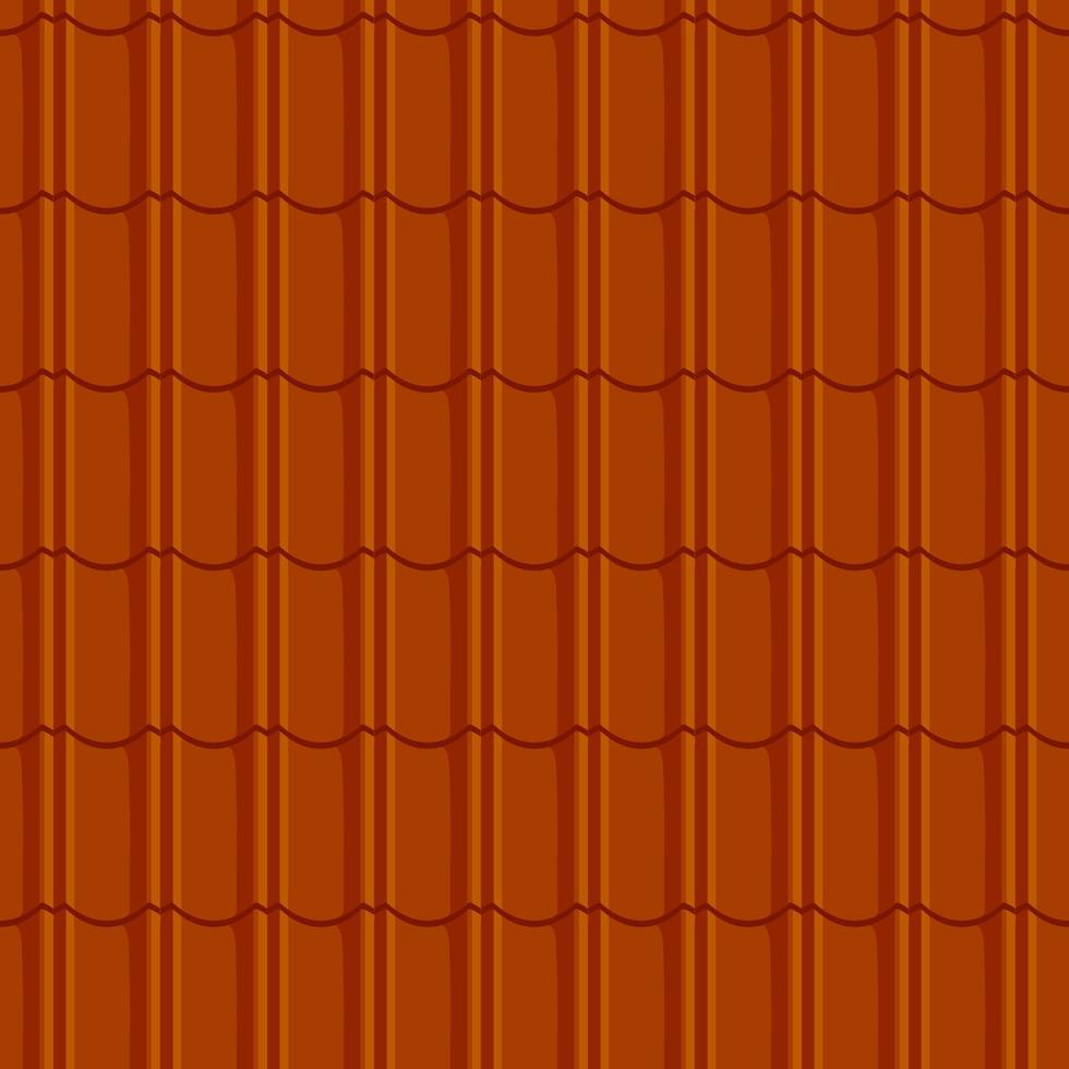 oranje dak tegel, naadloos patroon achtergrond vector