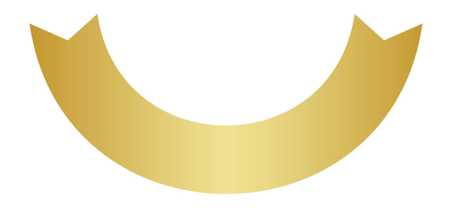 goud lint, sticker gouden lint, goud etiket vector