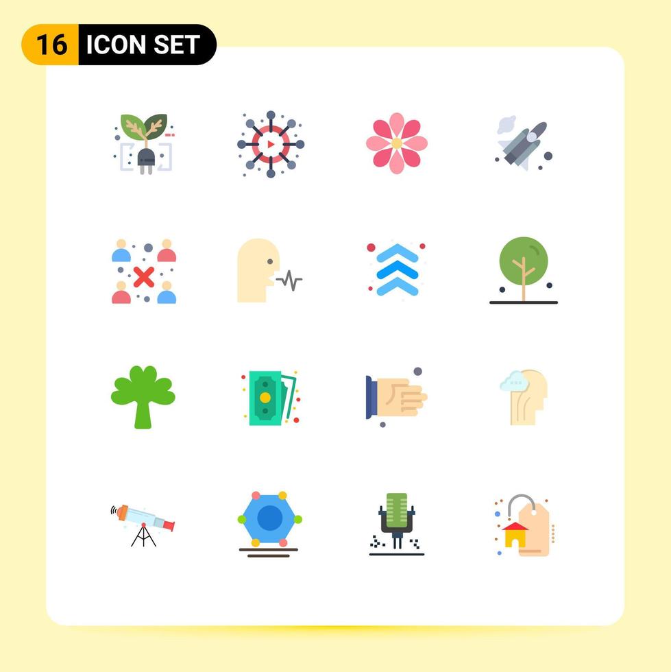 pak van 16 modern vlak kleuren tekens en symbolen voor web afdrukken media zo net zo mensen bedrijf decoratie wetenschap vlieg bewerkbare pak van creatief vector ontwerp elementen
