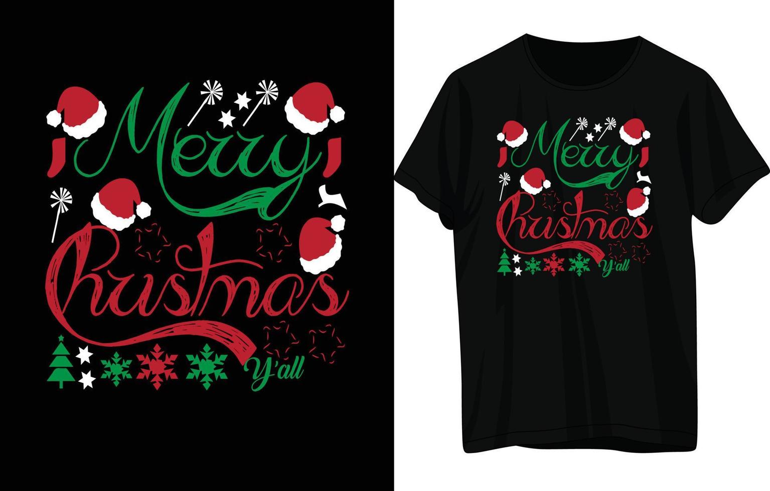 kerst t-shirt ontwerp vector