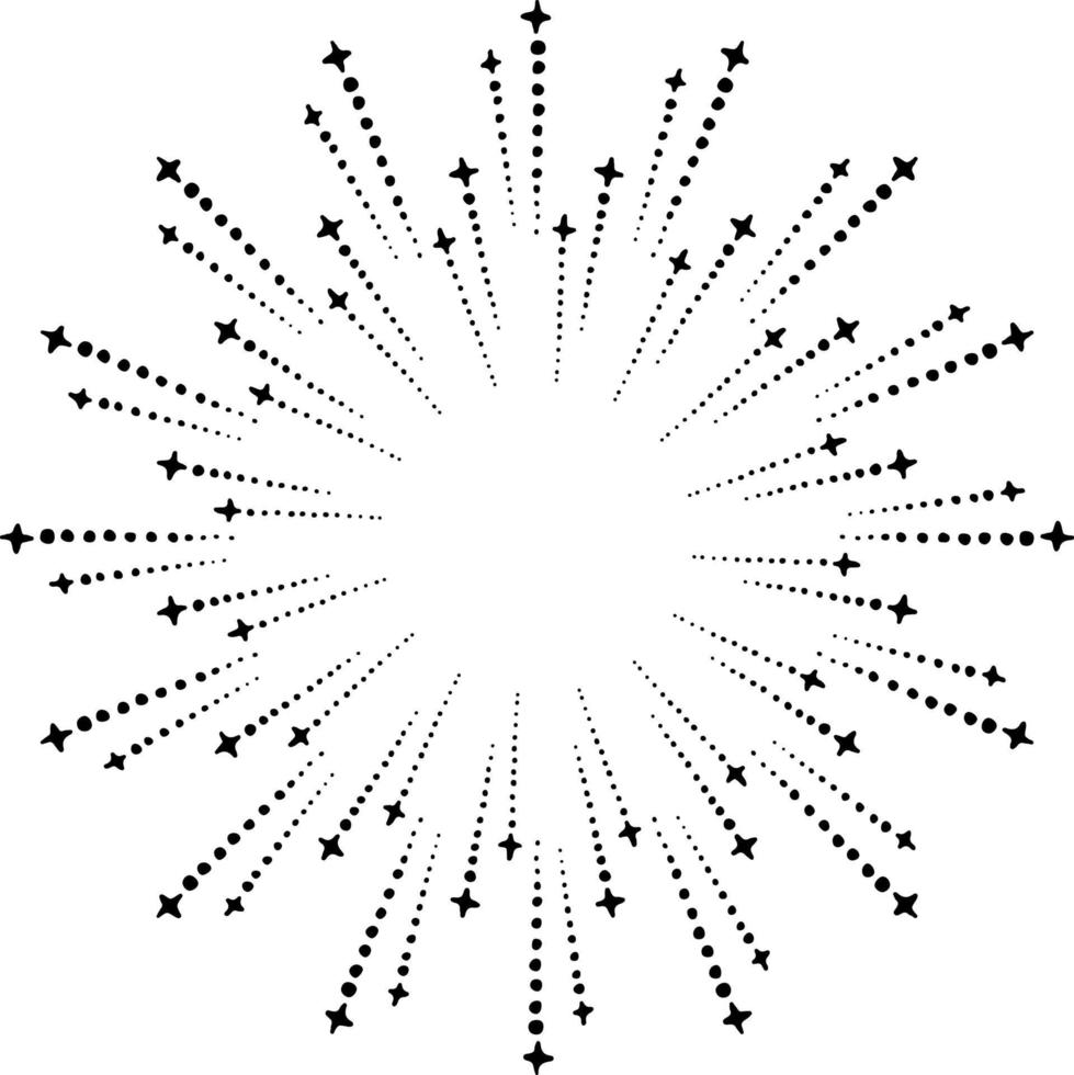 vuurwerk feestelijk groet. vector