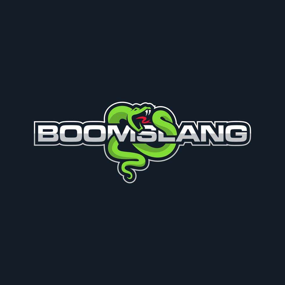 boomslang slang logo vector illustratie