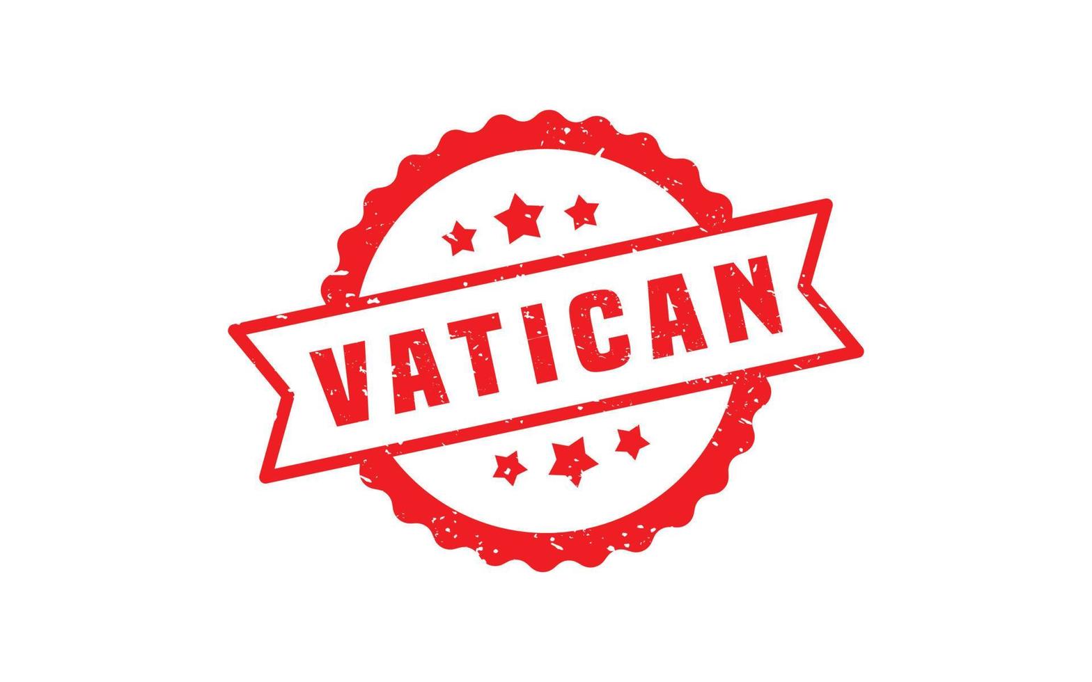 Vaticaan rubber postzegel met grunge stijl Aan wit achtergrond vector