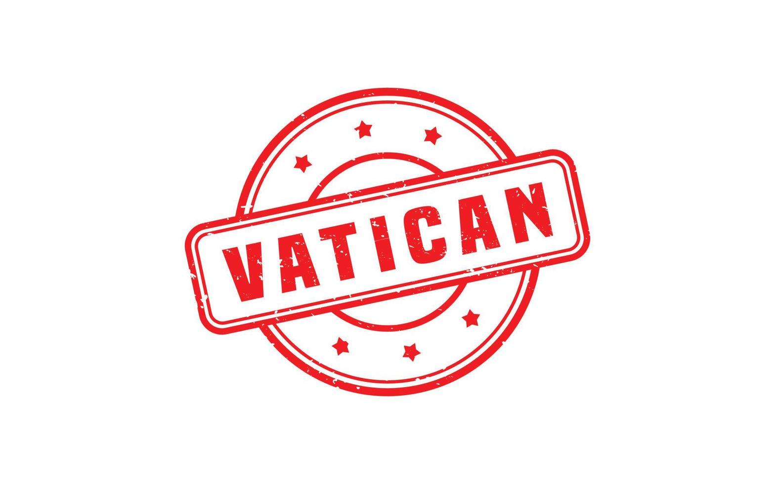 Vaticaan rubber postzegel met grunge stijl Aan wit achtergrond vector