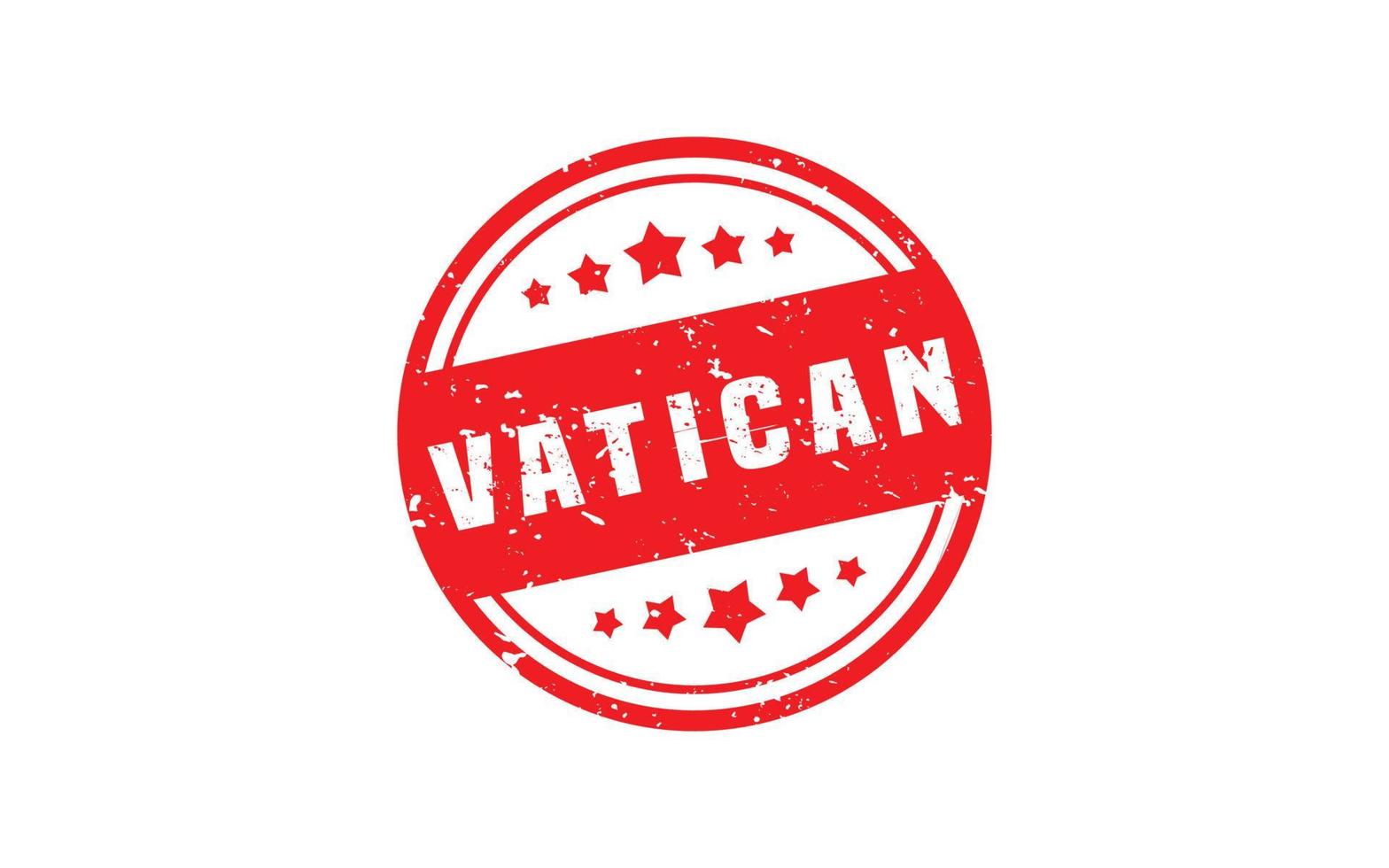 Vaticaan rubber postzegel met grunge stijl Aan wit achtergrond vector