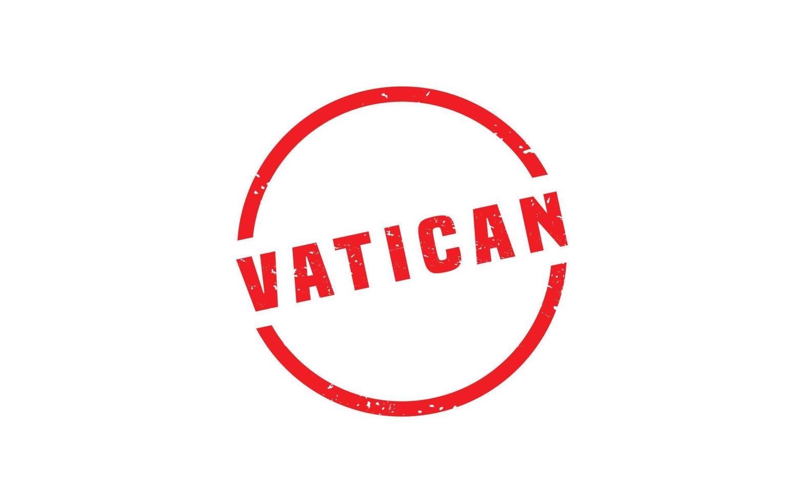 Vaticaan rubber postzegel met grunge stijl Aan wit achtergrond vector