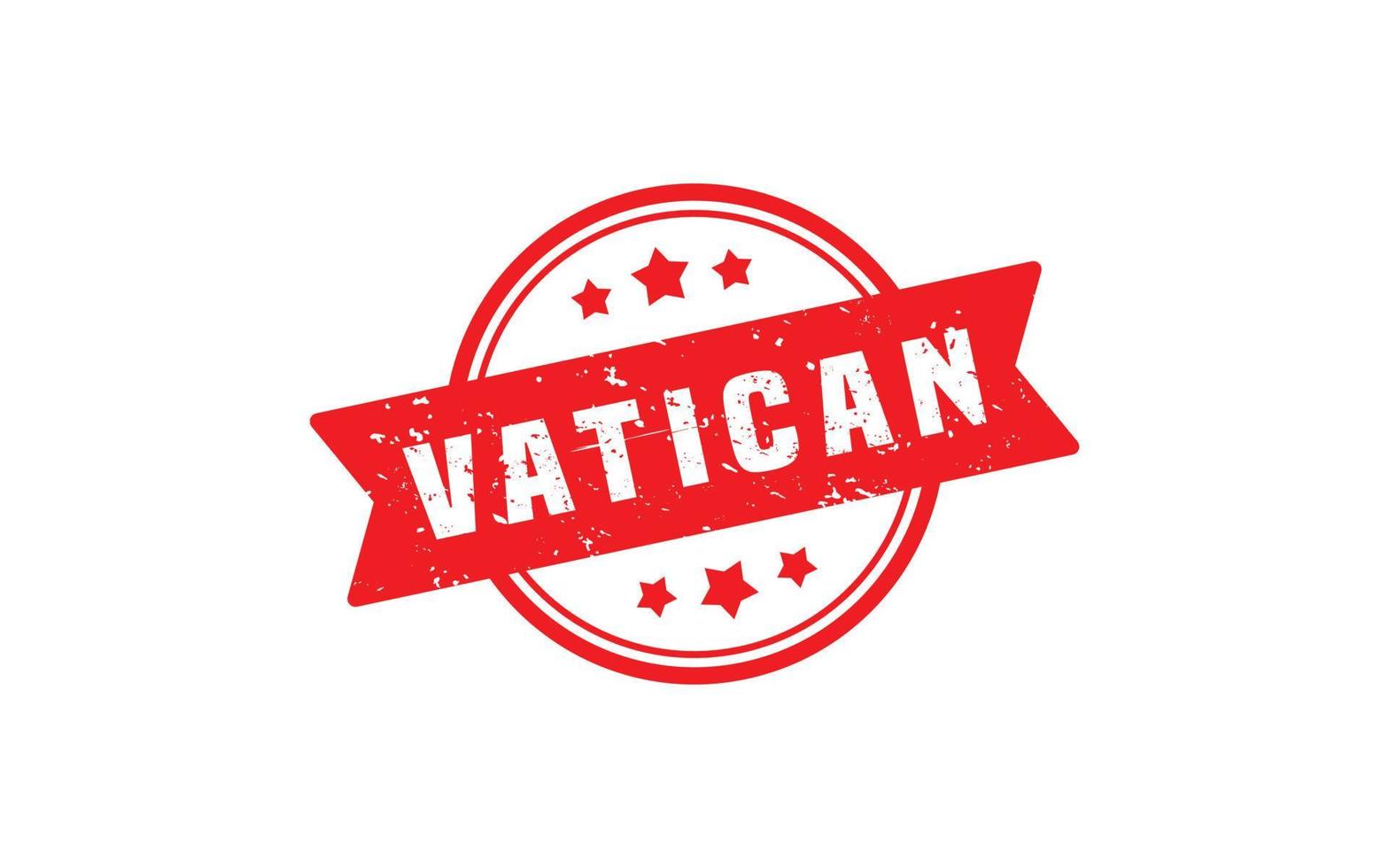 Vaticaan rubber postzegel met grunge stijl Aan wit achtergrond vector