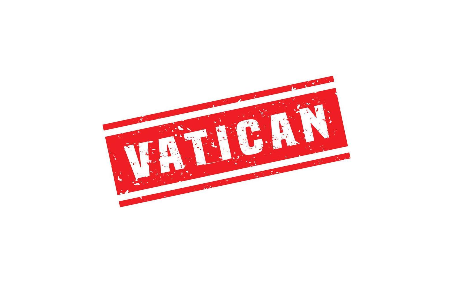 Vaticaan rubber postzegel met grunge stijl Aan wit achtergrond vector