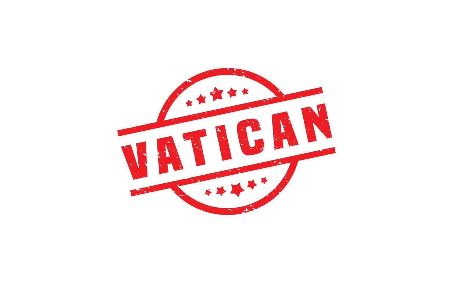 Vaticaan rubber postzegel met grunge stijl Aan wit achtergrond vector