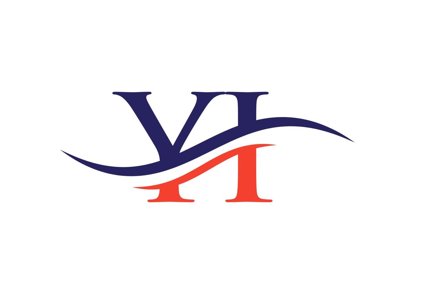 modern yi logo ontwerp voor bedrijf en bedrijf identiteit. creatief yi brief met luxe concept vector