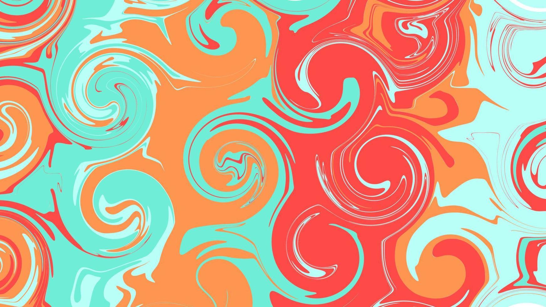 abstract marmeren structuur achtergrond patroon blauw oranje modern ontwerp vector