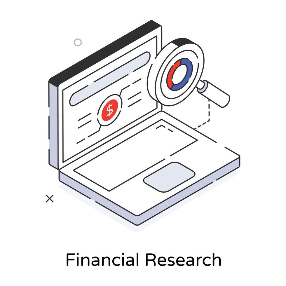 modieus financieel zoeken vector