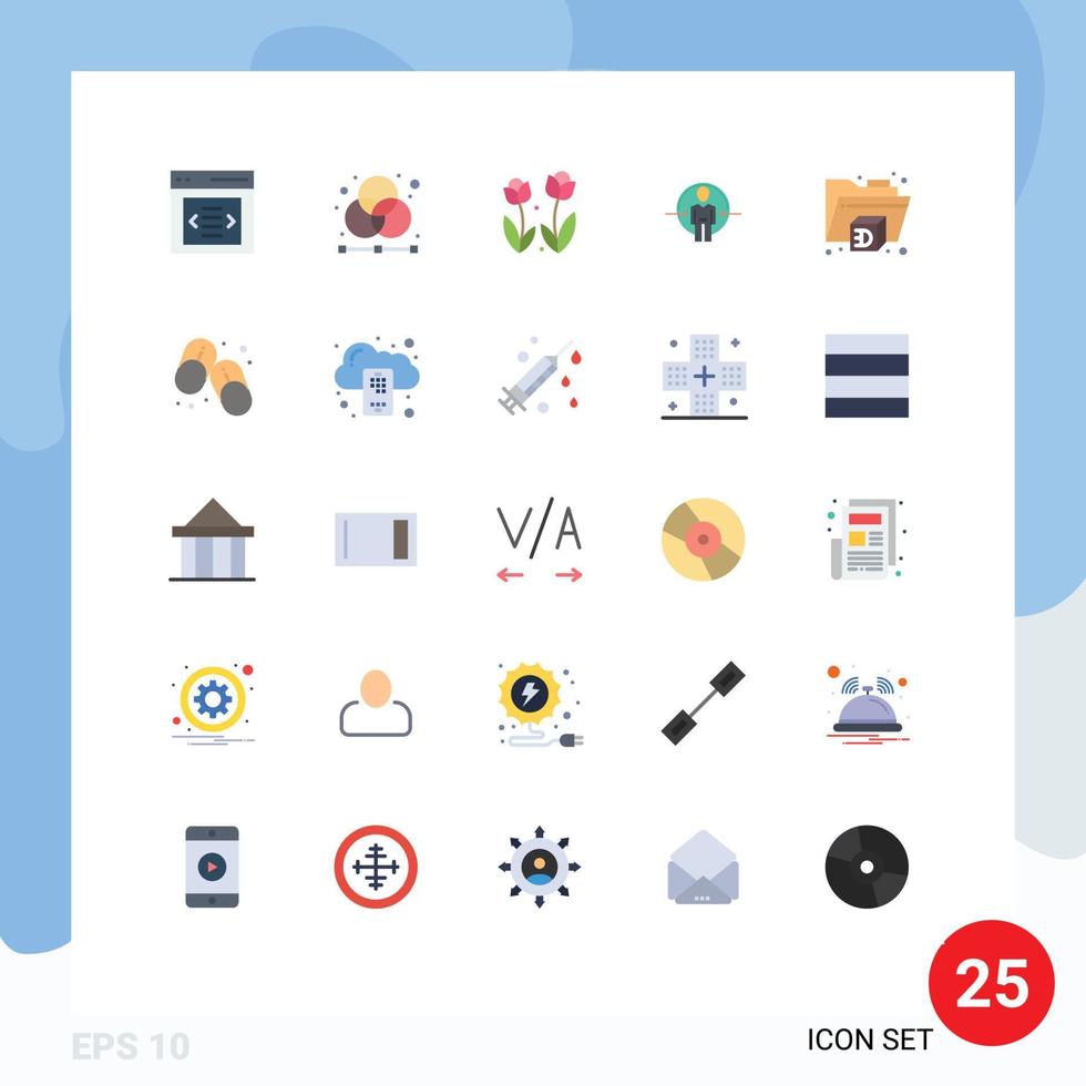 25 creatief pictogrammen modern tekens en symbolen van ID kaart gebruiker rooster Mens roos bewerkbare vector ontwerp elementen
