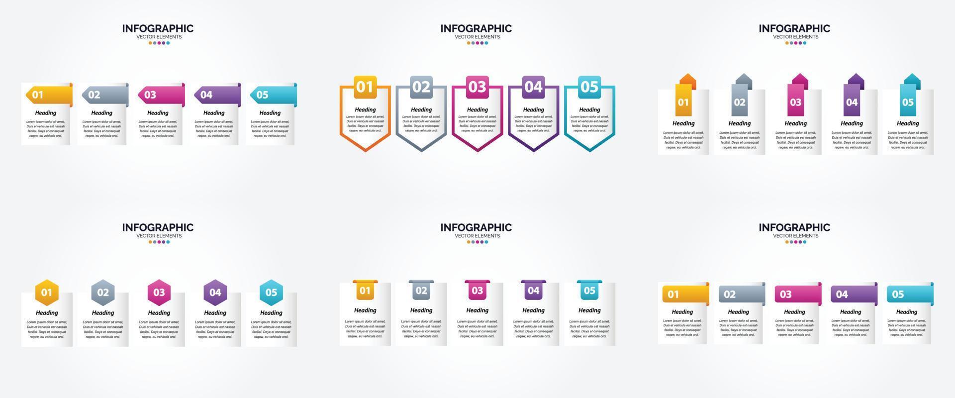 vector illustratie infographics vlak ontwerp reeks voor reclame brochure folder en tijdschrift