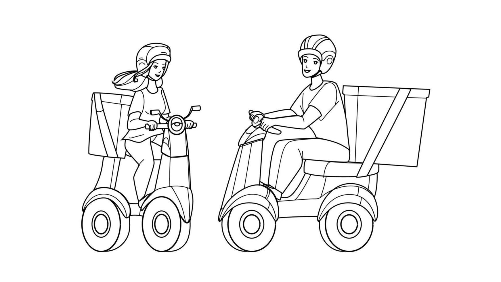 scooter levering vector