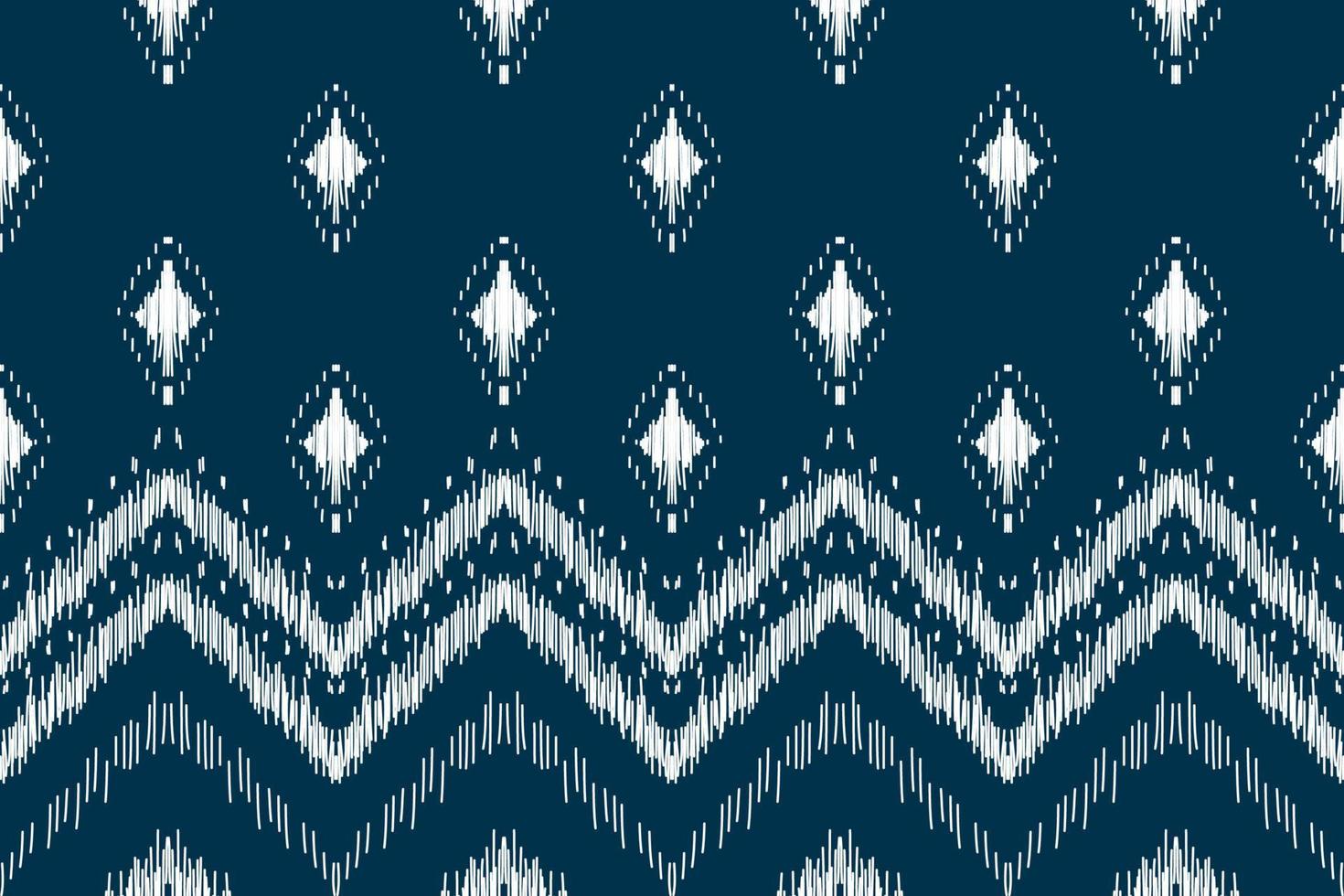 etnisch ikat naadloos patroon in stam. aztec meetkundig etnisch ornament afdrukken. ikat patroon stijl. vector