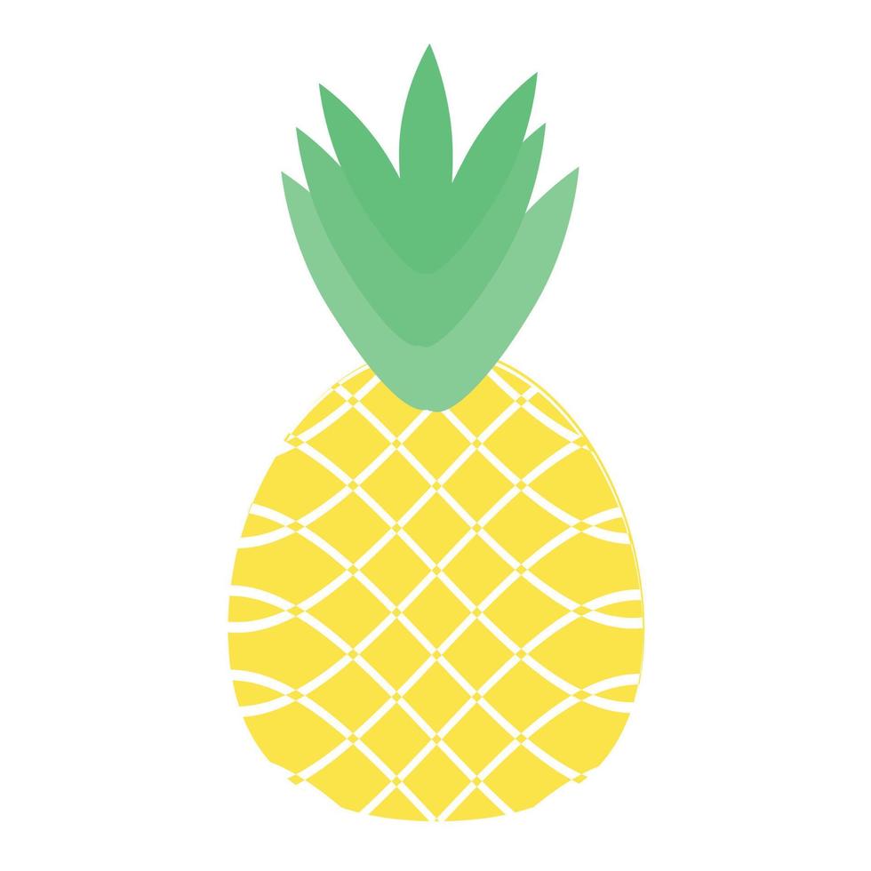 natuur ananas icoon tekenfilm vector. tropisch fruit vector