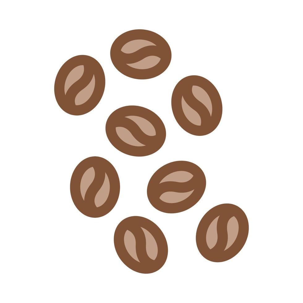 koffie bonen icoon vector schets illustratie