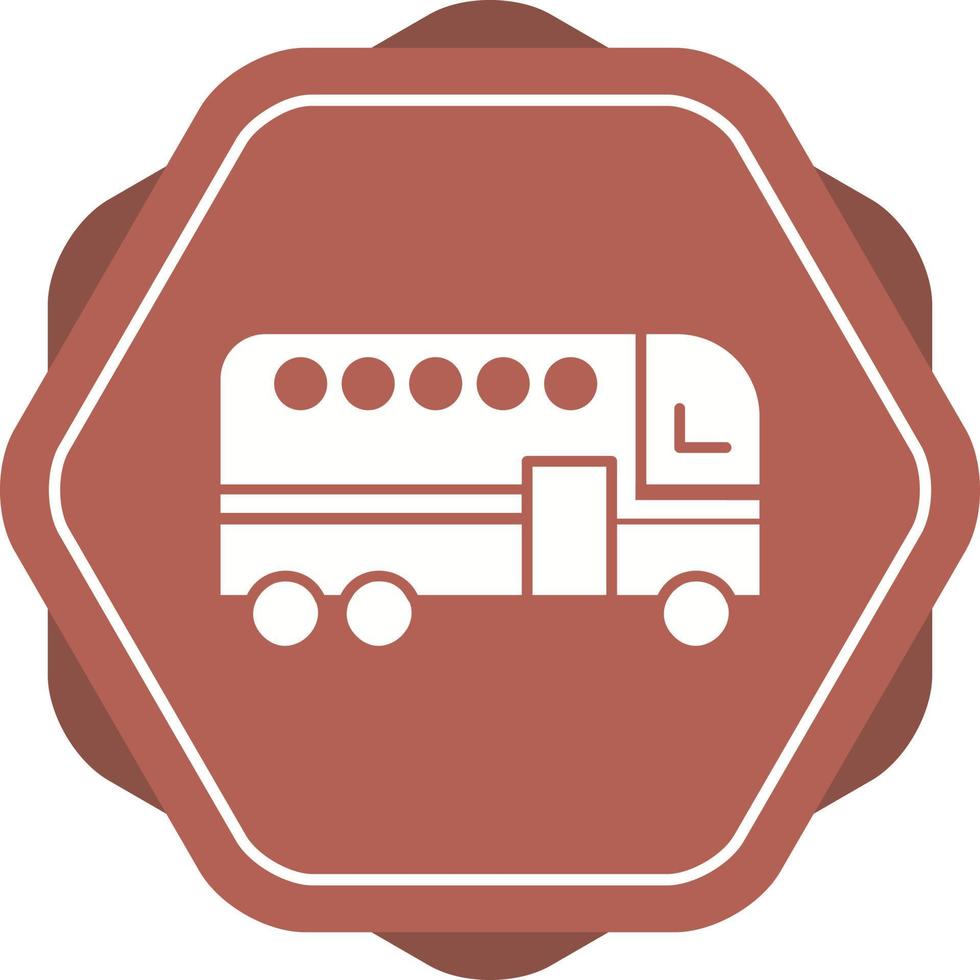 mooi bus vector glyph icoon