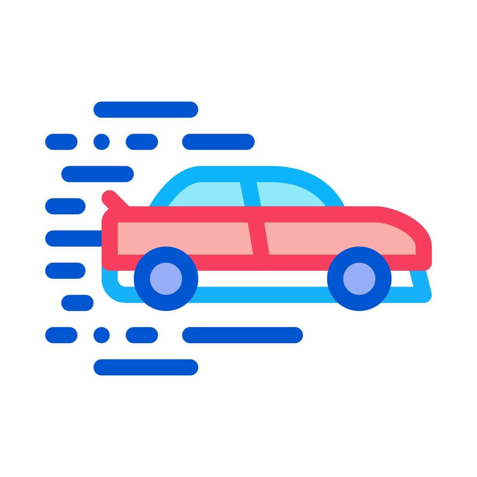 auto hoog snelheid icoon vector schets illustratie