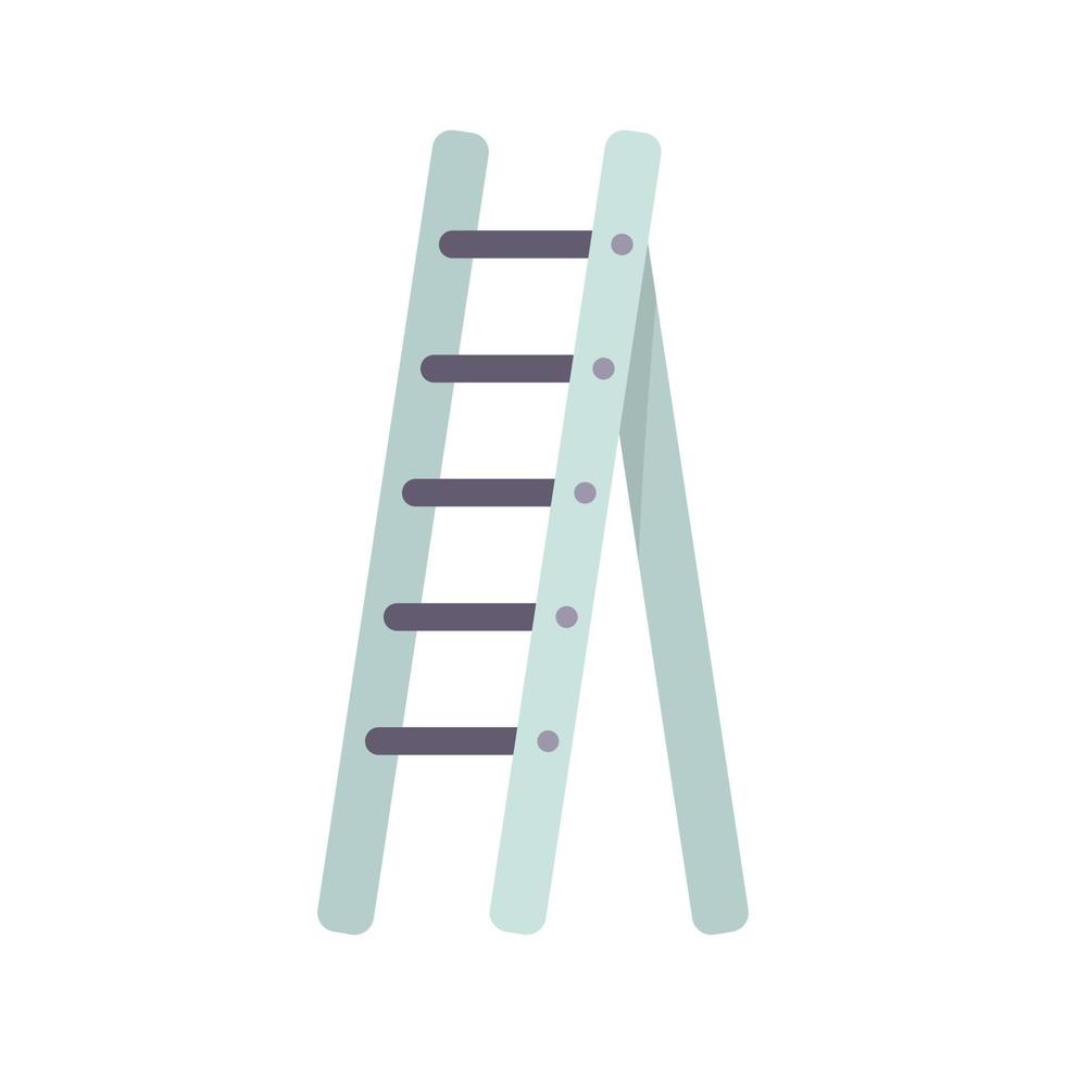 sport ladder icoon vlak vector. hout bouw vector